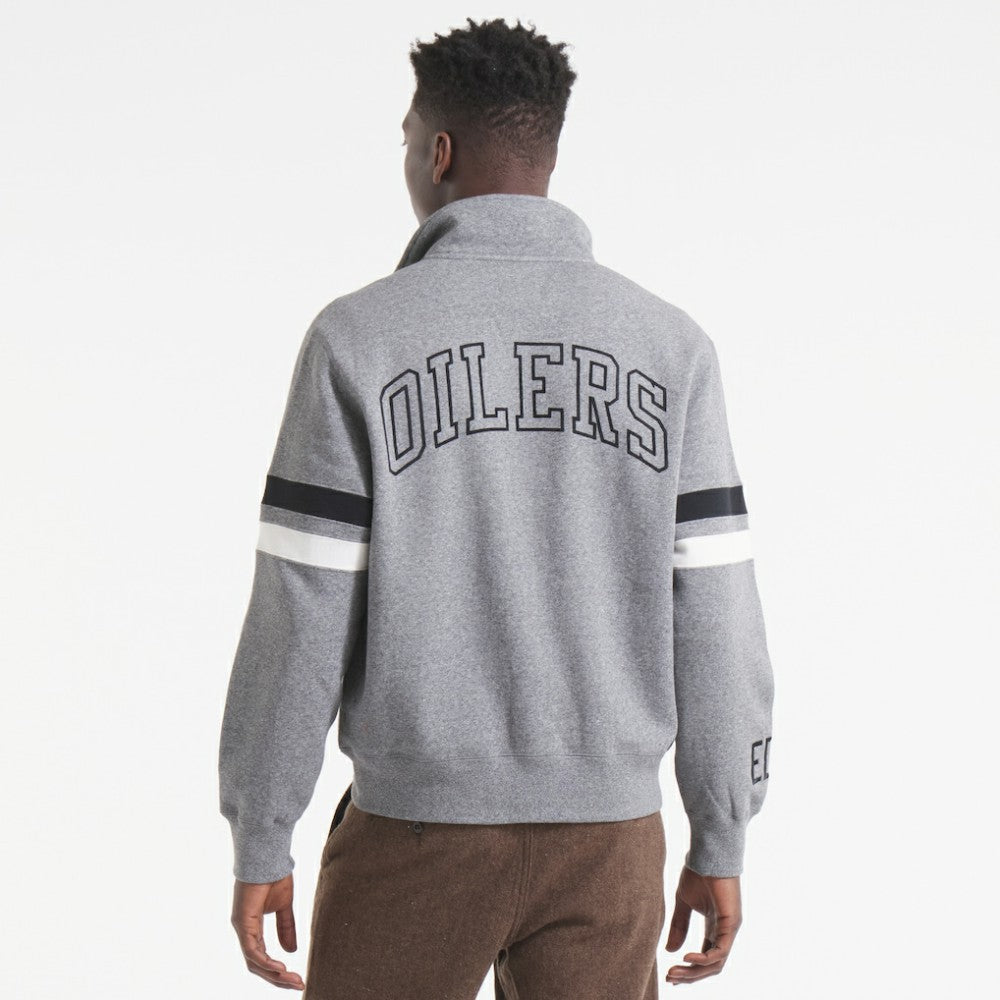 NHL Edmonton Oilers Todd Snyder by Fanatics Full-Zip Fleece - Dark Heather Gray