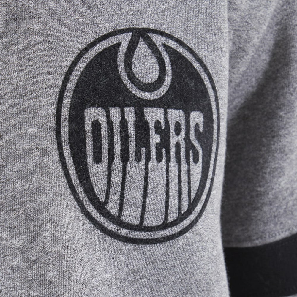 NHL Edmonton Oilers Todd Snyder by Fanatics Full-Zip Fleece - Dark Heather Gray