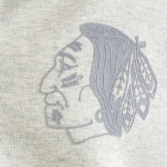 NHL Chicago Blackhawks Todd Snyder by Fanatics Full-Zip Fleece - Heather Gray