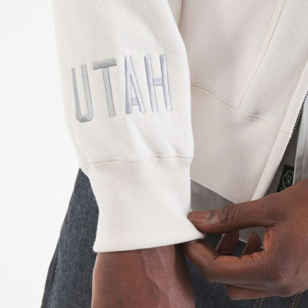 NHL Utah Mammoth Todd Snyder by Fanatics Full-Zip Fleece - White