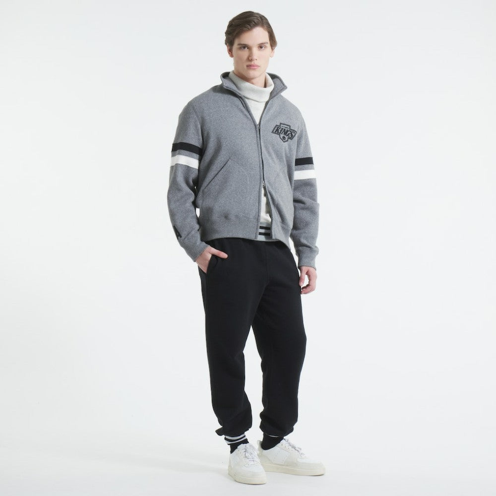 NHL Los Angeles Kings Todd Snyder by Fanatics Full-Zip Fleece - Dark Heather Gray