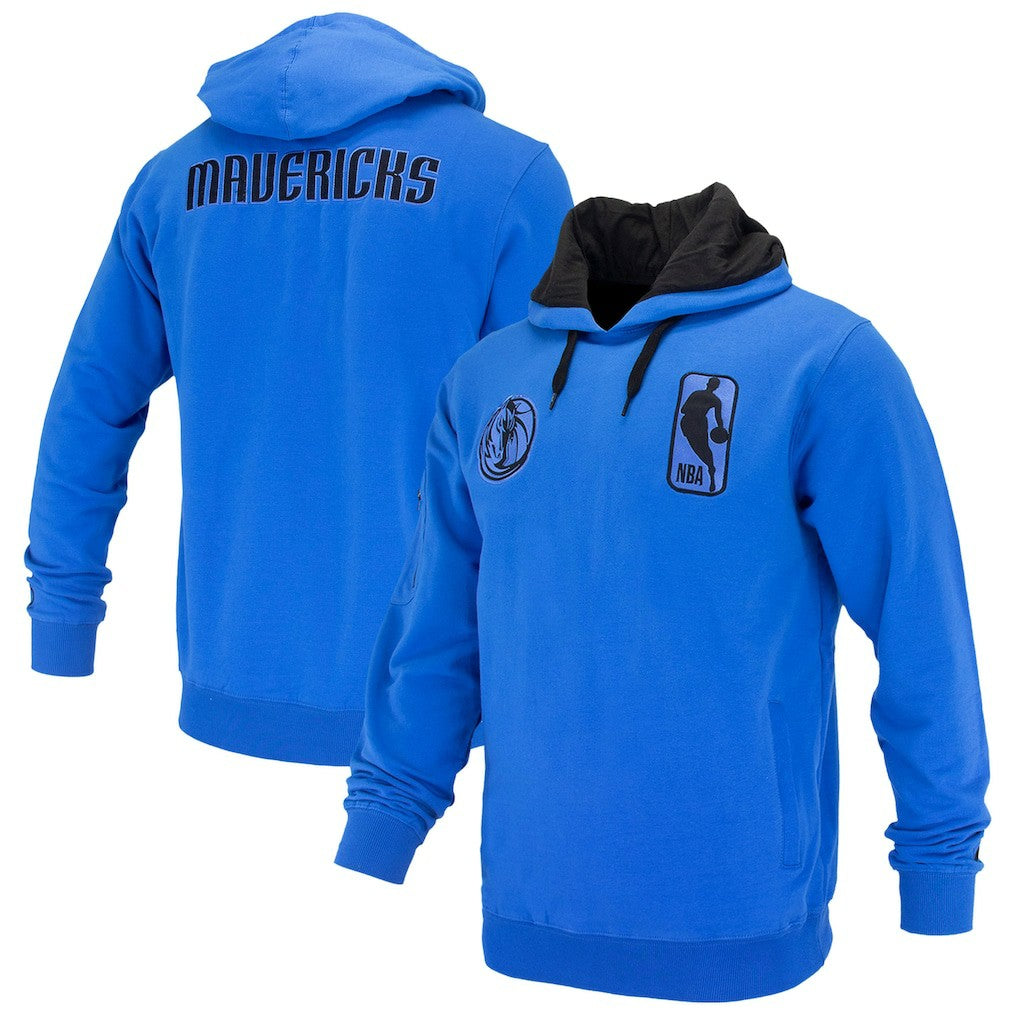 Dallas Mavericks FISLL Unisex Logoman Shadow Collection Pullover Hoodie Royal