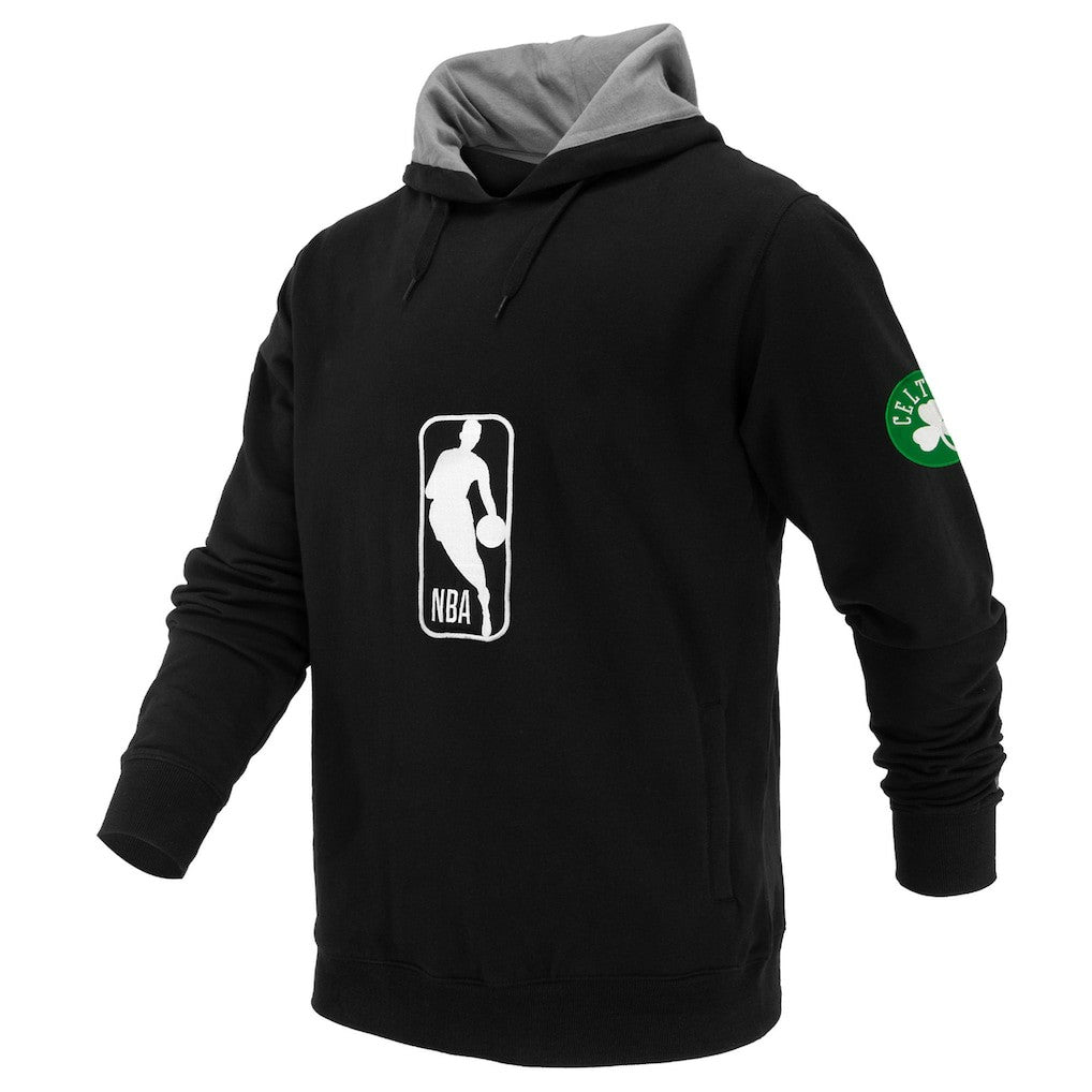 Boston Celtics FISLL Unisex Logoman Shadow Collection Pullover Hoodie Black