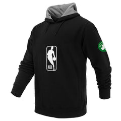 Boston Celtics FISLL Unisex Logoman Shadow Collection Pullover Hoodie Black