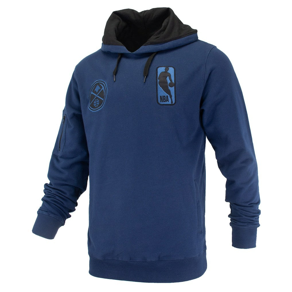 Denver Nuggets FISLL Unisex Logoman Shadow Collection Pullover Hoodie Navy