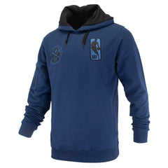 Denver Nuggets FISLL Unisex Logoman Shadow Collection Pullover Hoodie Navy