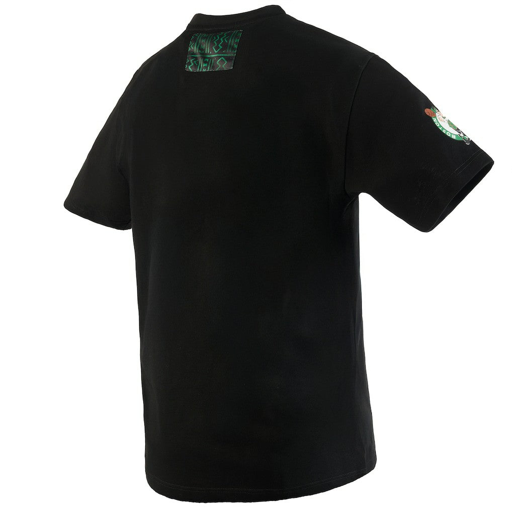 Boston Celtics NBA x Two Hype Culture & Hoops Collection Premium T-Shirt - Black