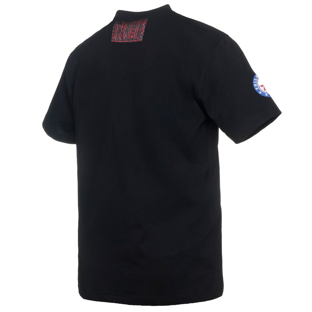 Philadelphia 76ers NBA x Two Hype Culture & Hoops Collection Premium T-Shirt - Black