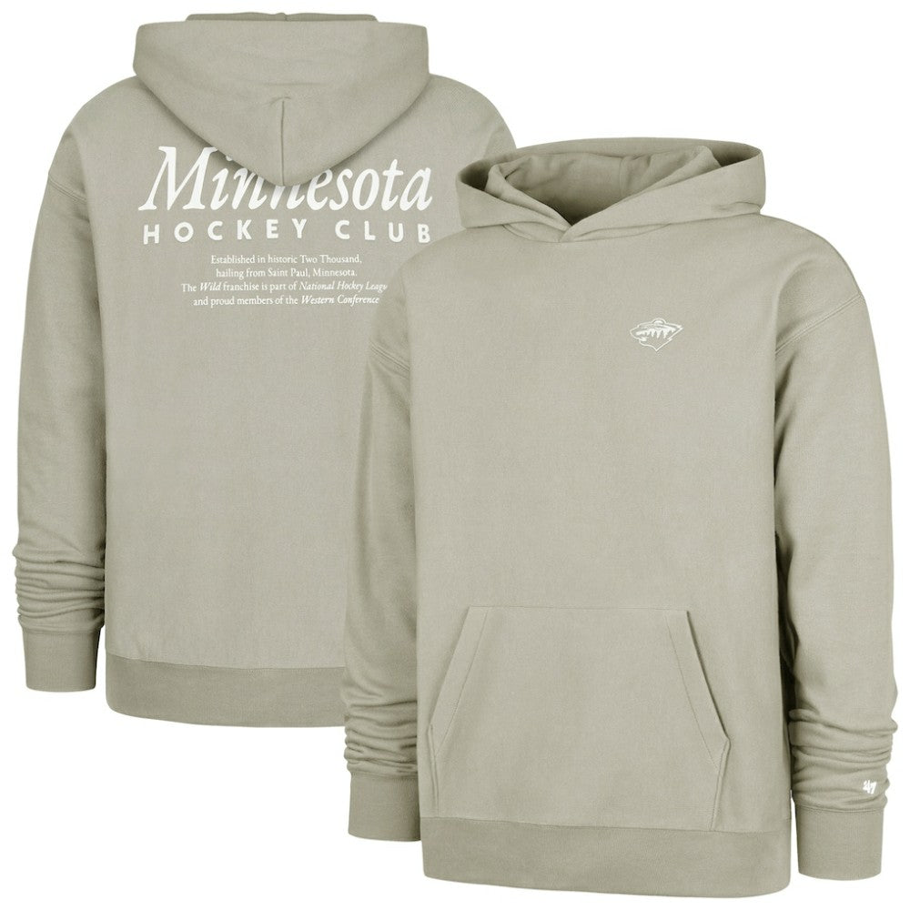NHL Minnesota Wild '47  Foundation Pullover Hoodie - Gray