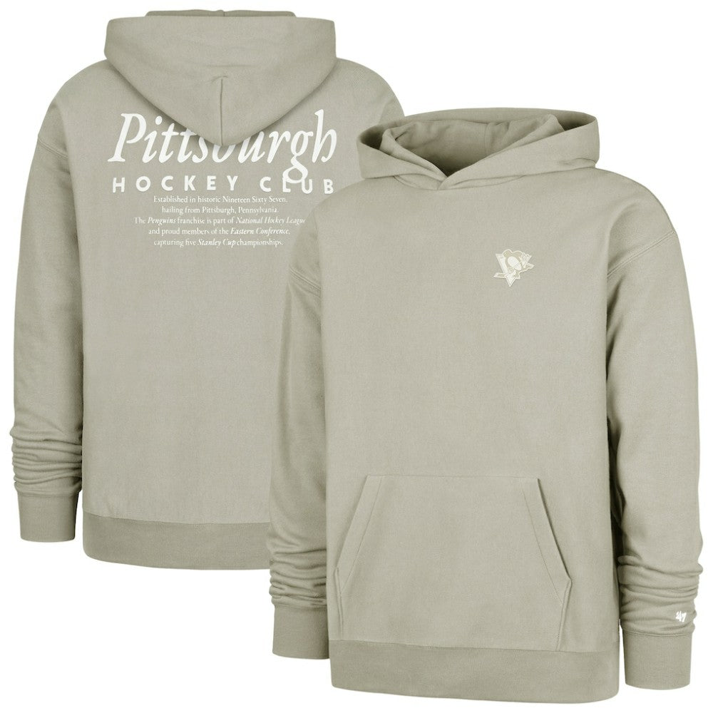 NHL Pittsburgh Penguins '47  Foundation Pullover Hoodie - Gray