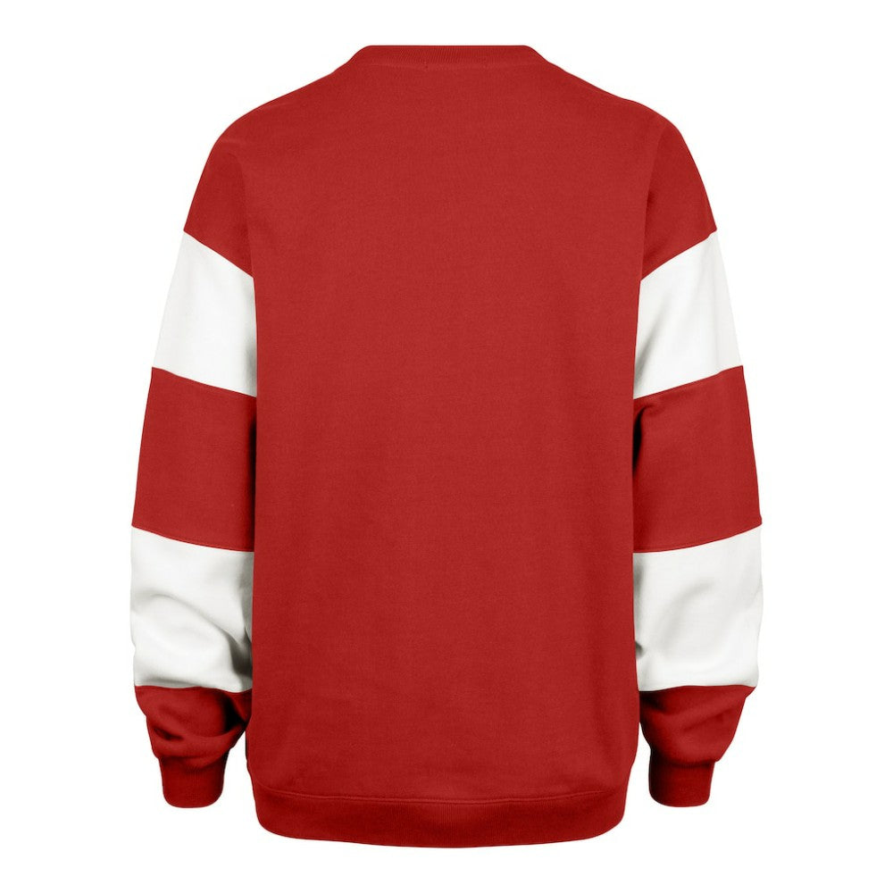 NHL New Jersey Devils '47 Women's Eephus Barred Pullover Sweatshirt - Red