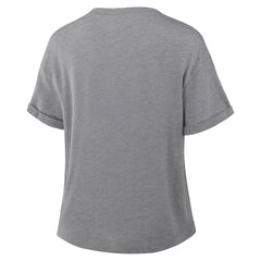 Philadelphia Eagles Women's Tribute Tri-Blend Boxy T-Shirt Heather Gray