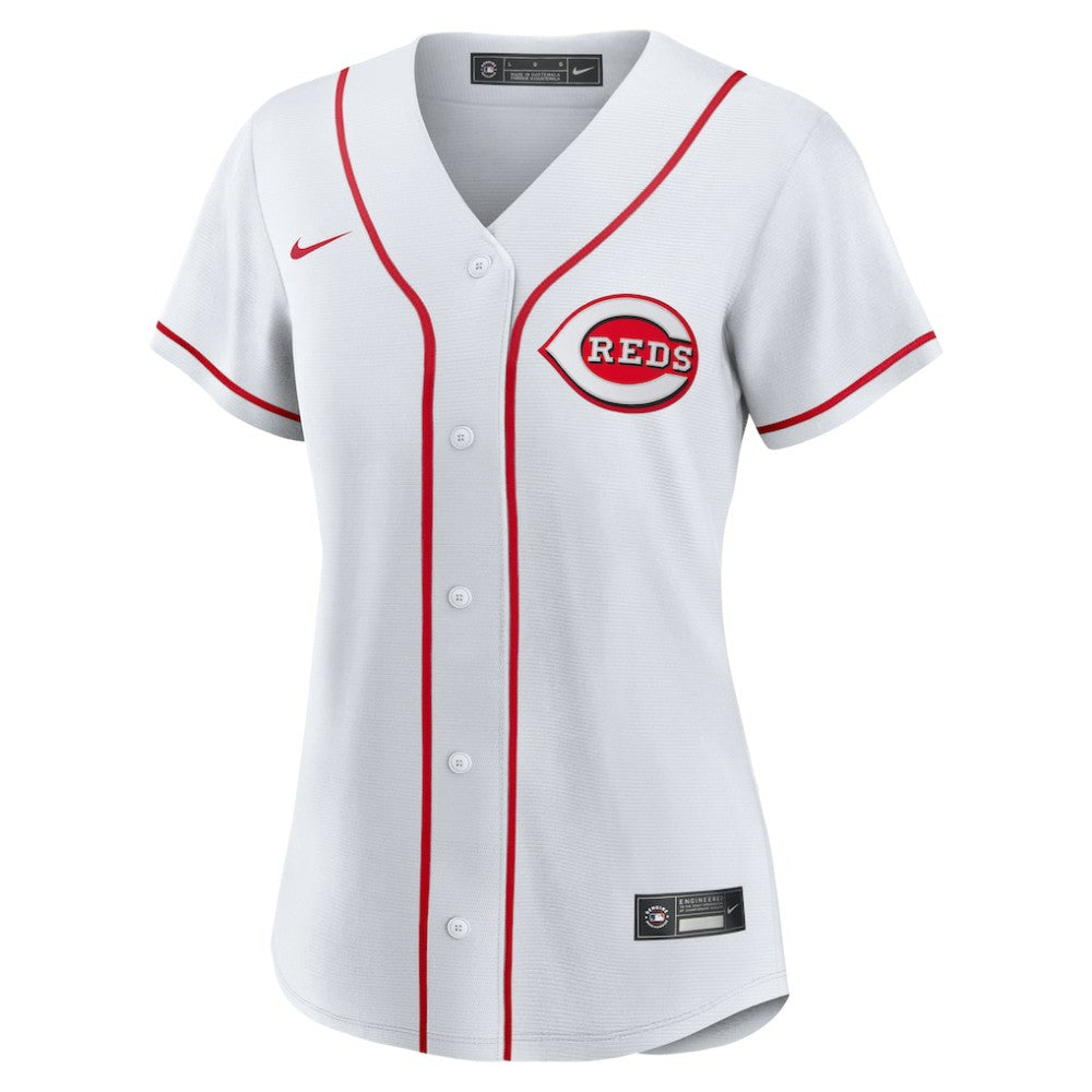 Hunter Greene Cincinnati Reds Nike Women's Home Replica Jersey - White Jerseys