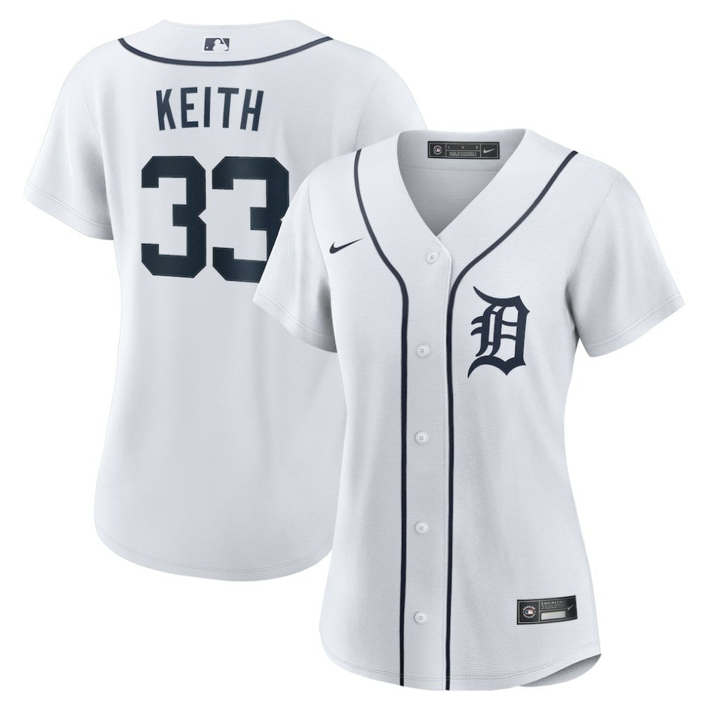 Colt Keith Detroit Tigers Nike Women's Home Replica Jersey - White Jerseys
