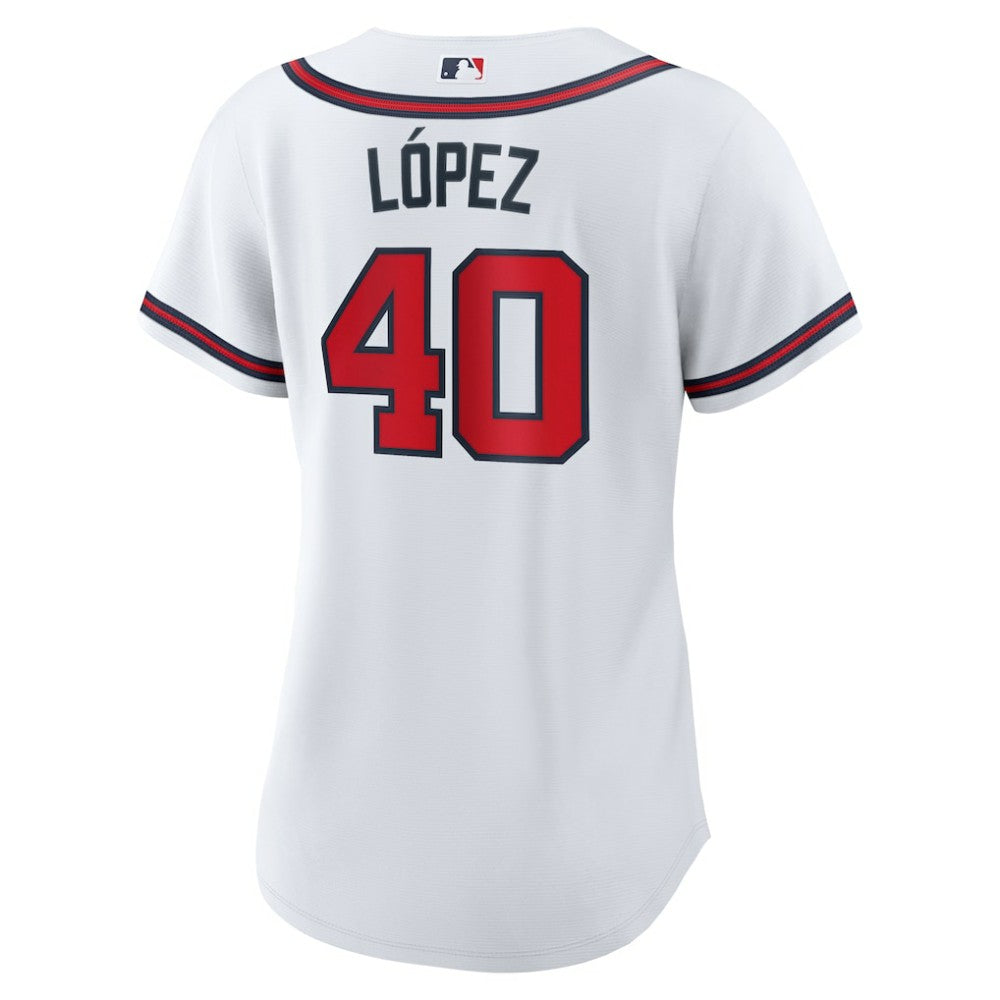 Reynaldo Lopez Atlanta Braves Nike Women's Home Replica Jersey - White Jerseys