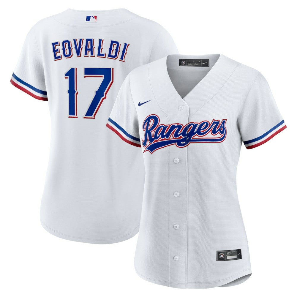 Nathan Eovaldi Texas Rangers Nike Women's Home Replica Jersey - White Jerseys