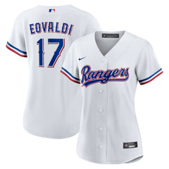 Nathan Eovaldi Texas Rangers Nike Women's Home Replica Jersey - White Jerseys