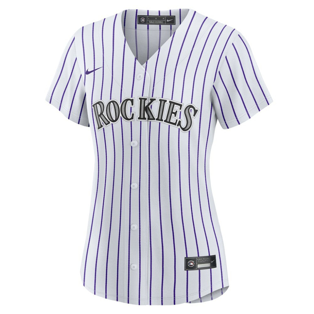 Ezequiel Tovar Colorado Rockies Nike Women's Home Replica Jersey - White Jerseys