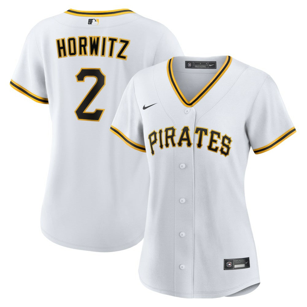 Spencer Horwitz Pittsburgh Pirates Nike Women's Home Replica Jersey - White Jerseys