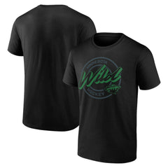 NHL Minnesota Wild Color Block Puck T-Shirt - Black