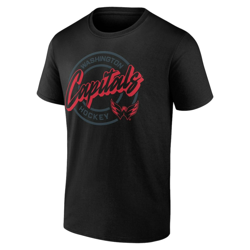 NHL Washington Capitals Color Block Puck T-Shirt - Black