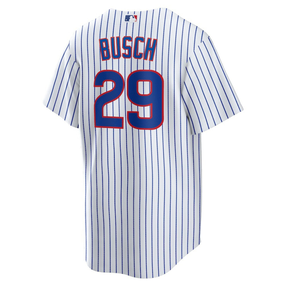 Michael Busch Chicago Cubs Nike Home Replica Jersey - White Jerseys