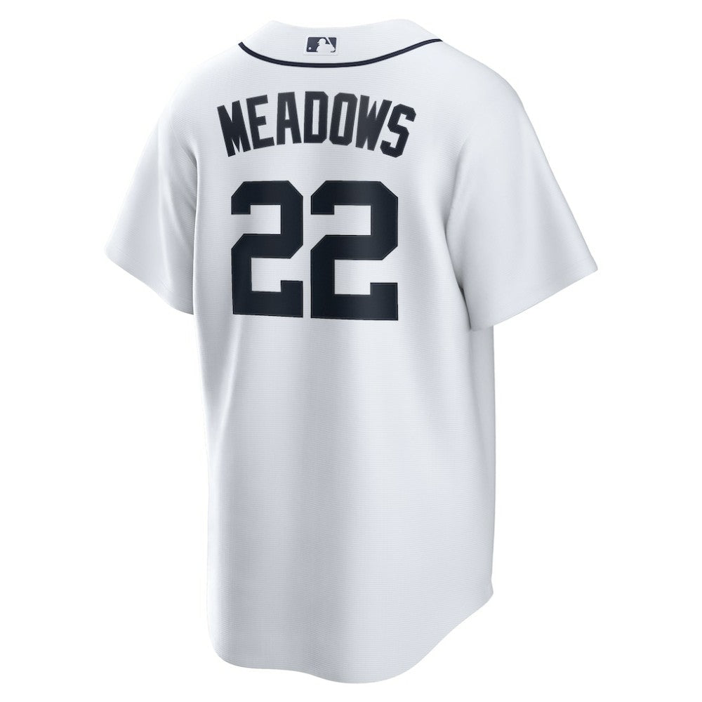 Parker Meadows Detroit Tigers Nike Home Replica Jersey - White Jerseys