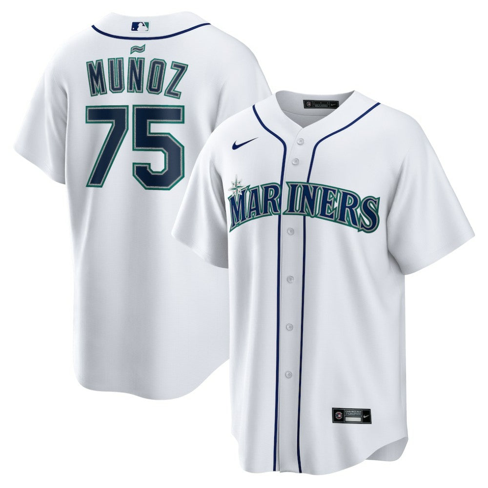 Andres Munoz Seattle Mariners Nike Home Replica Jersey - White Jerseys