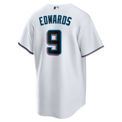 Xavier Edwards Miami Marlins Nike Home Replica Jersey - White Jerseys