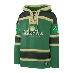 NHL New York Islanders '47 St. Patrick's Day McLucky Superior Lacer Pullover Hoodie - Kelly Green