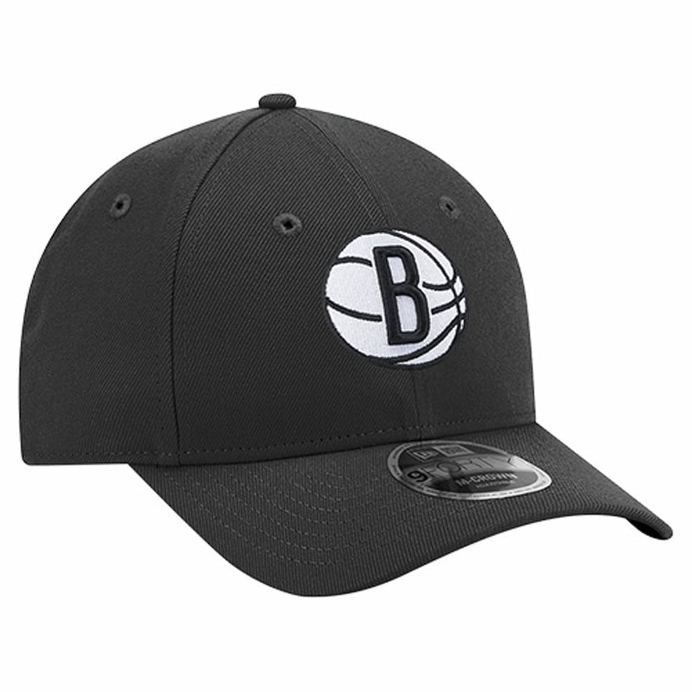 Brooklyn Nets 9FORTY Stock M-Crown Adjustable Hat Black