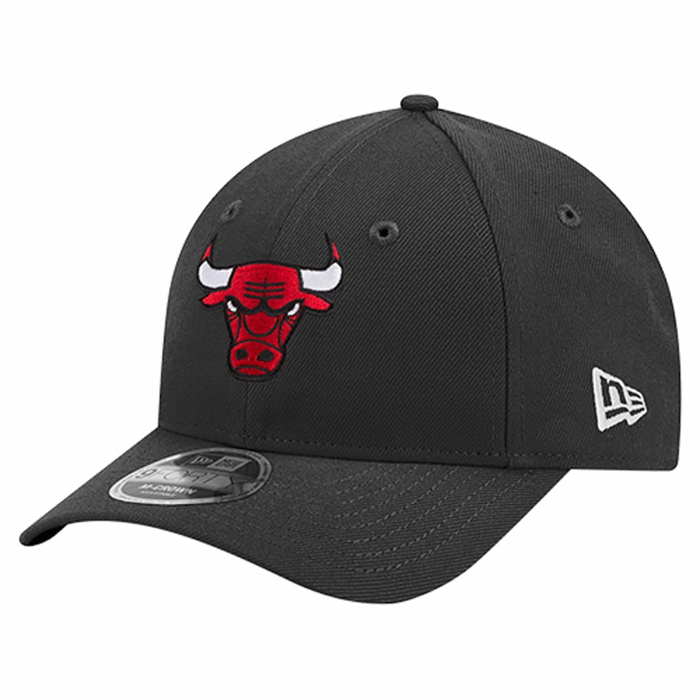 Chicago Bulls 9FORTY Stock M-Crown Adjustable Hat Black