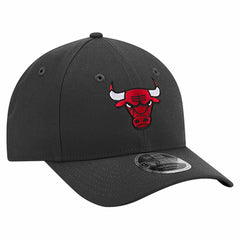 Chicago Bulls 9FORTY Stock M-Crown Adjustable Hat Black