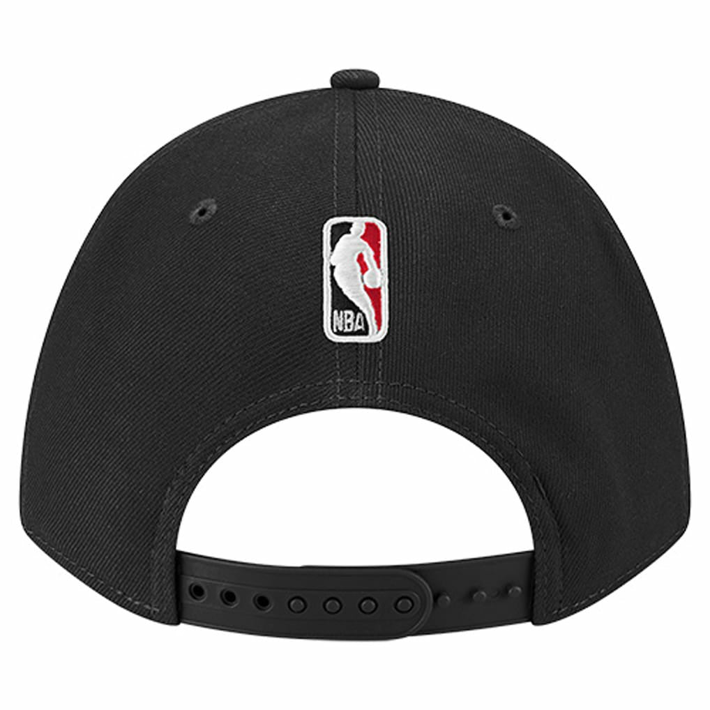 Chicago Bulls 9FORTY Stock M-Crown Adjustable Hat Black
