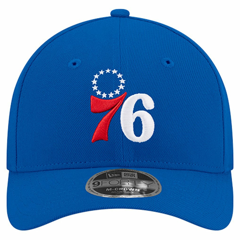 Philadelphia 76ers 9FORTY Stock M-Crown Adjustable Hat Royal