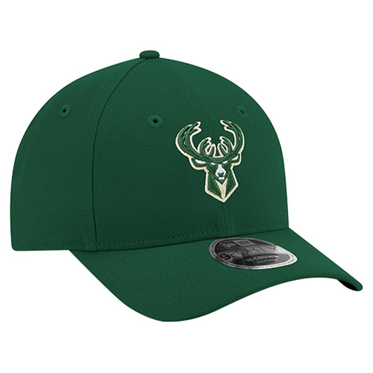 Milwaukee Bucks 9FORTY Stock M-Crown Adjustable Hat Hunter Green