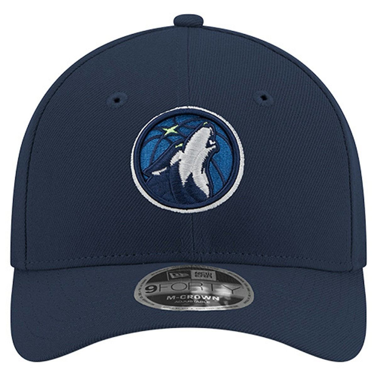 Minnesota Timberwolves 9FORTY Stock M-Crown Adjustable Hat Navy