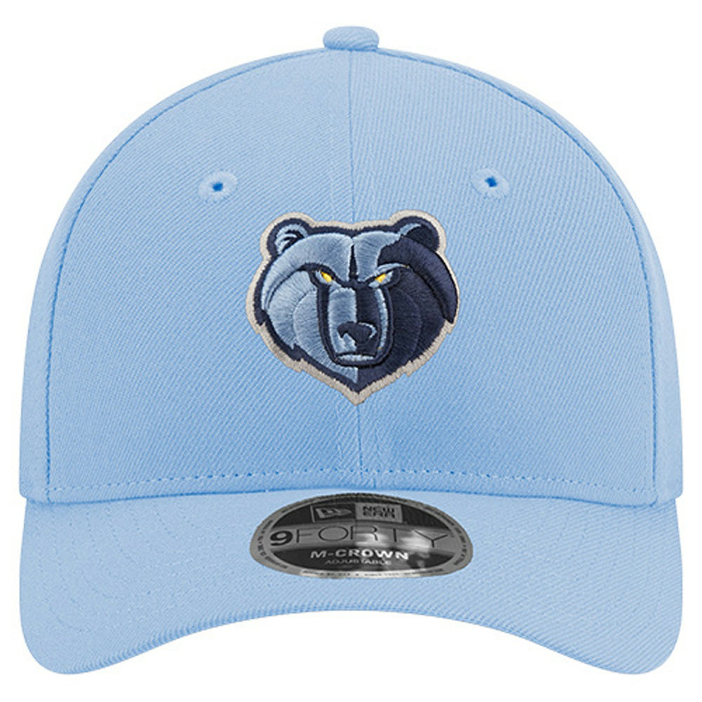 Memphis Grizzlies 9FORTY Stock M-Crown Adjustable Hat Light Blue