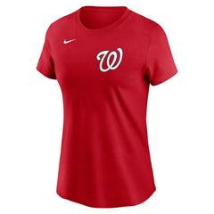 Dylan Crews Washington Nationals Nike Women's Cooperstown Collection Fuse Name & Number T-Shirt - Red T-shirts