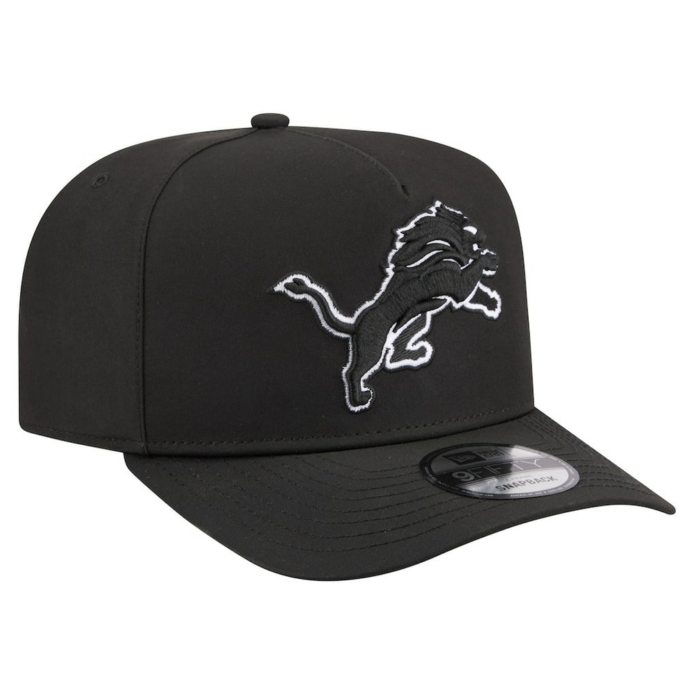 Detroit Lions New Era Gore-Tex A-Frame 9FIFTY Adjustable Hat Black