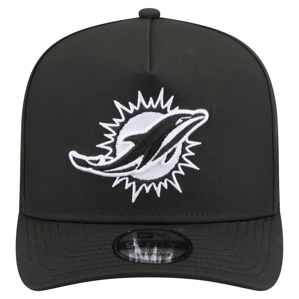 Miami Dolphins New Era Gore-Tex A-Frame 9FIFTY Adjustable Hat Black
