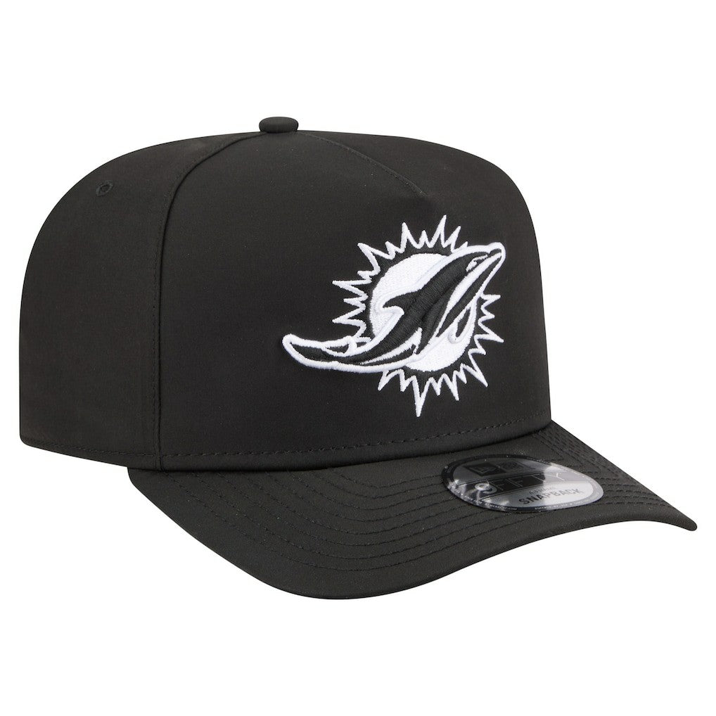 Miami Dolphins New Era Gore-Tex A-Frame 9FIFTY Adjustable Hat Black