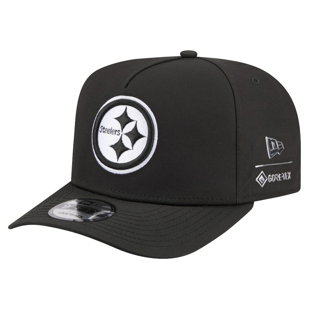 Pittsburgh Steelers New Era Gore-Tex A-Frame 9FIFTY Adjustable Hat Black