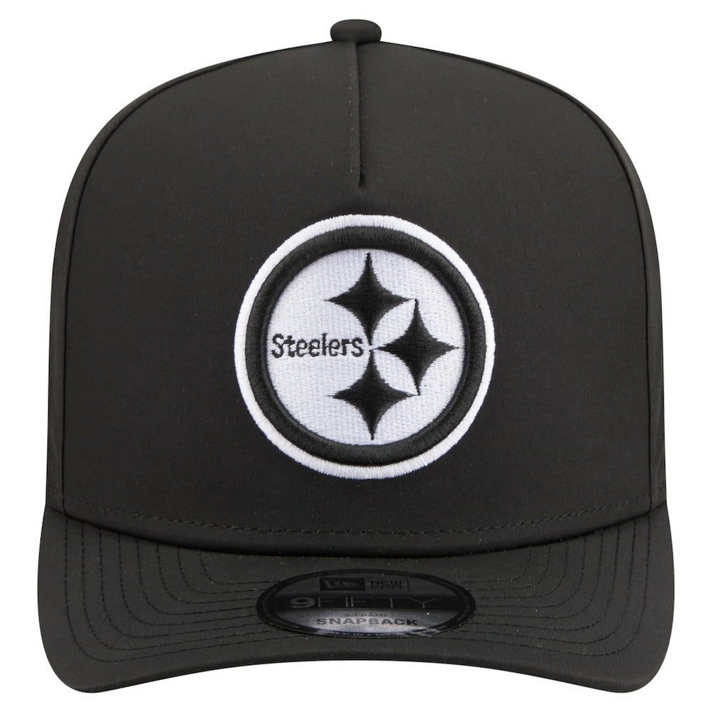Pittsburgh Steelers New Era Gore-Tex A-Frame 9FIFTY Adjustable Hat Black