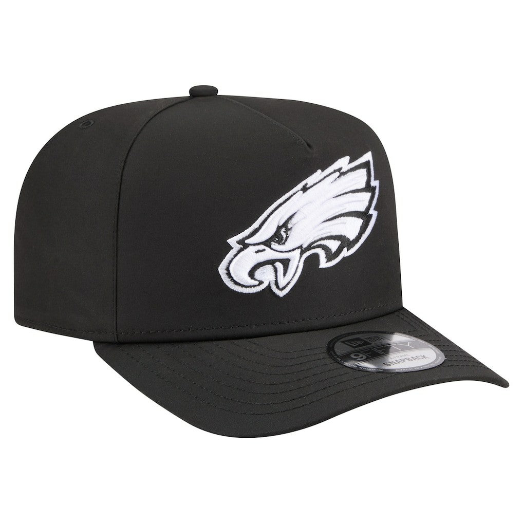Philadelphia Eagles New Era Gore-Tex A-Frame 9FIFTY Adjustable Hat Black