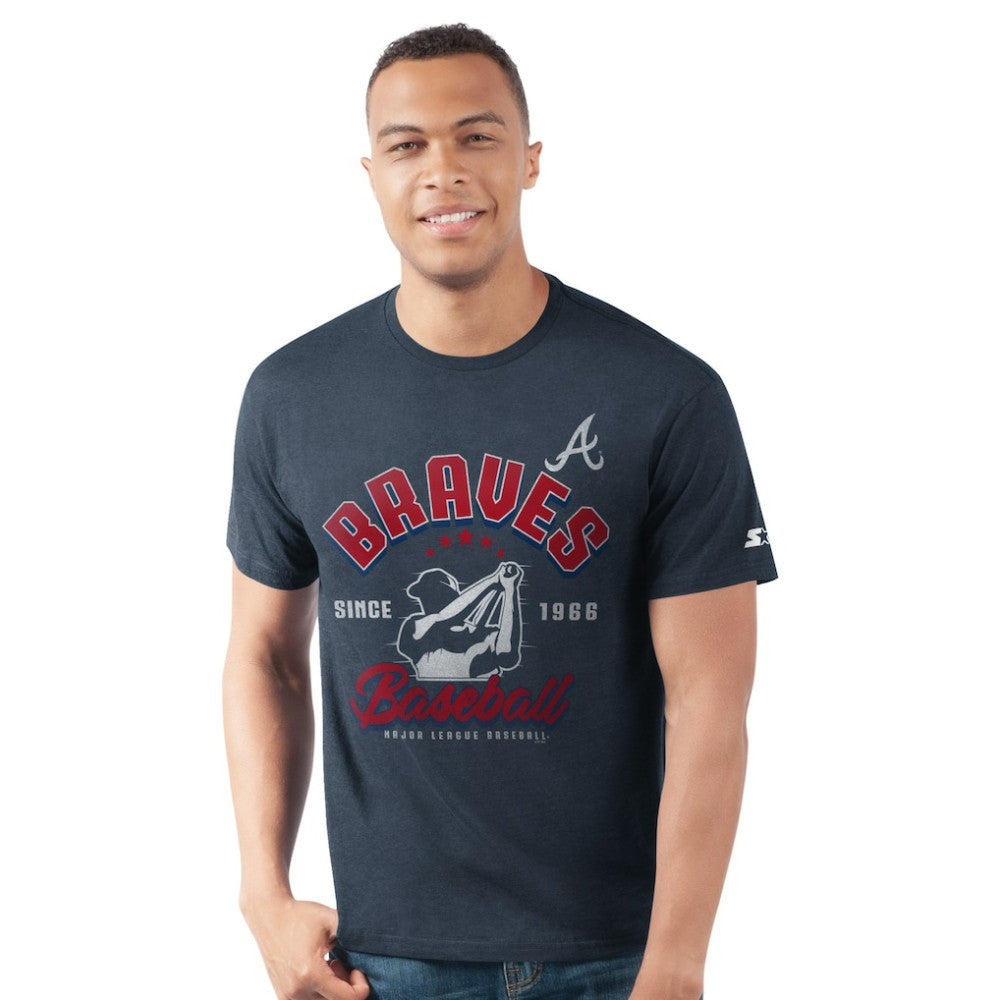 Atlanta Braves Starter Prime Time Batter T-Shirt - Navy T-shirts