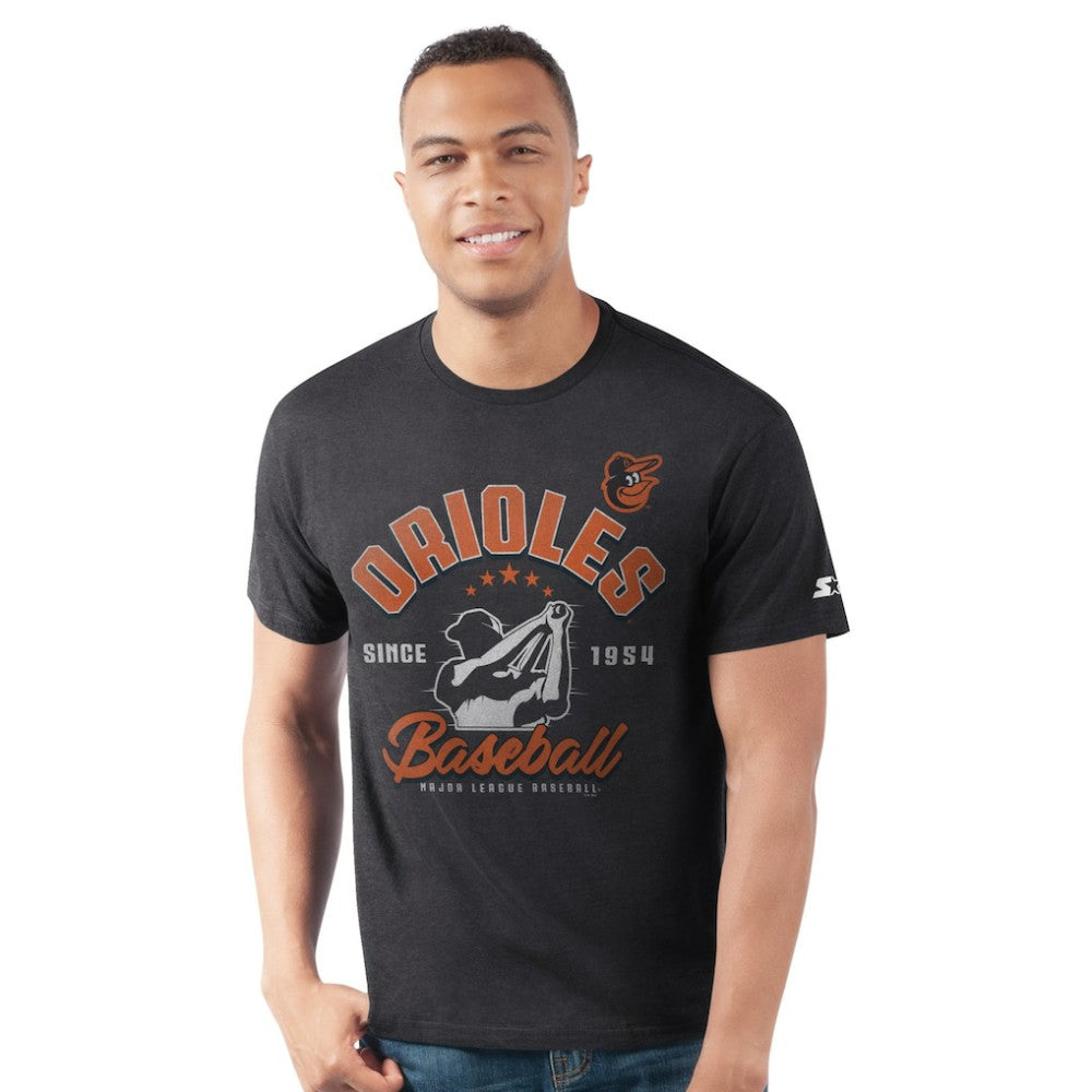 Baltimore Orioles Starter Prime Time Batter T-Shirt - Black T-shirts