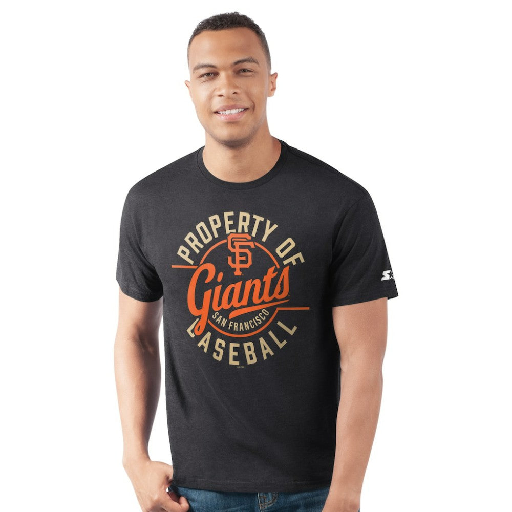 San Francisco Giants Starter Prime Time Property Of T-Shirt - Black T-shirts