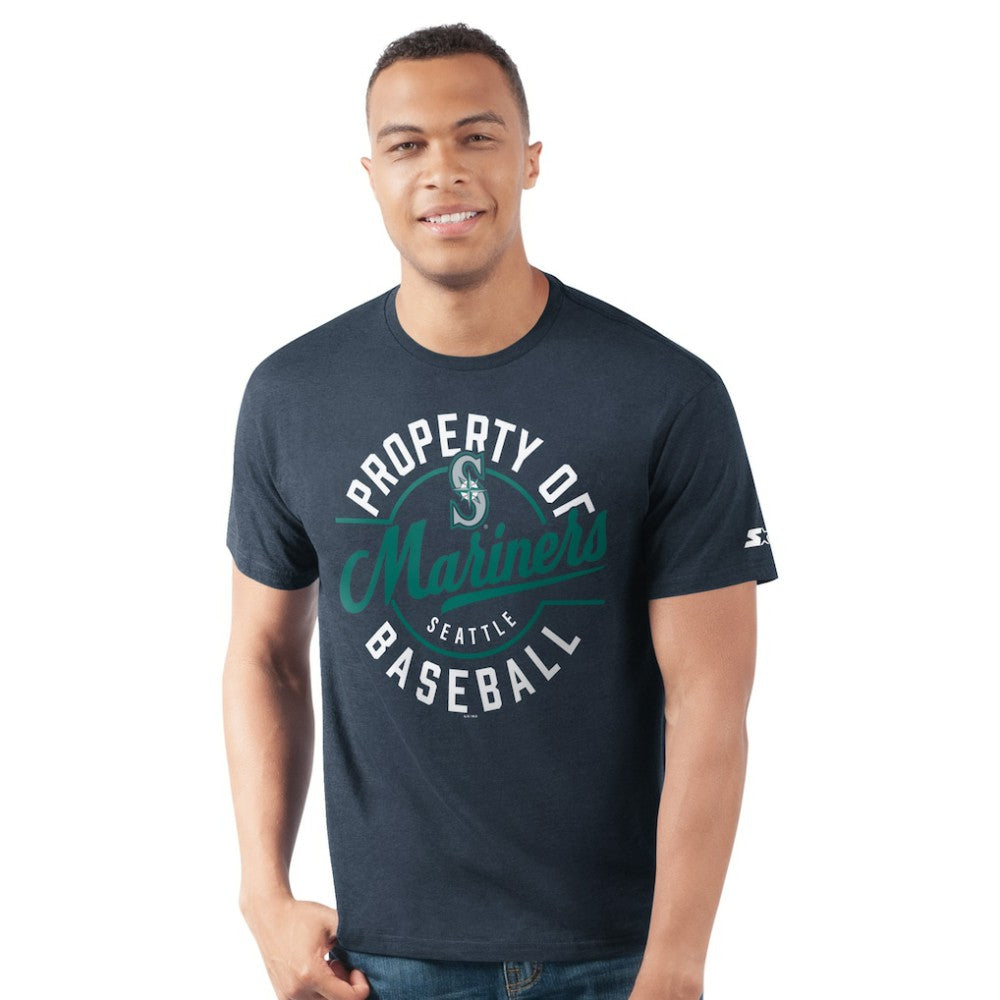 Seattle Mariners Starter Prime Time Property Of T-Shirt - Navy T-shirts