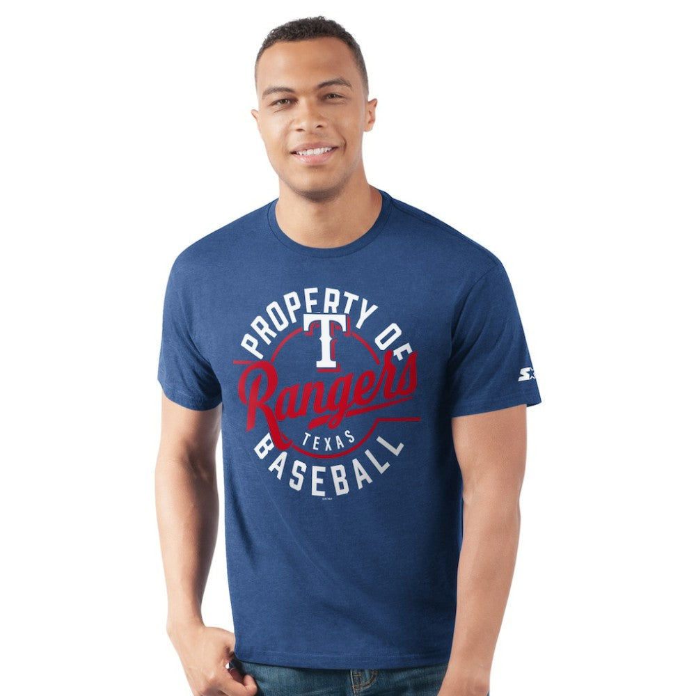Texas Rangers Starter Prime Time Property Of T-Shirt - Royal T-shirts